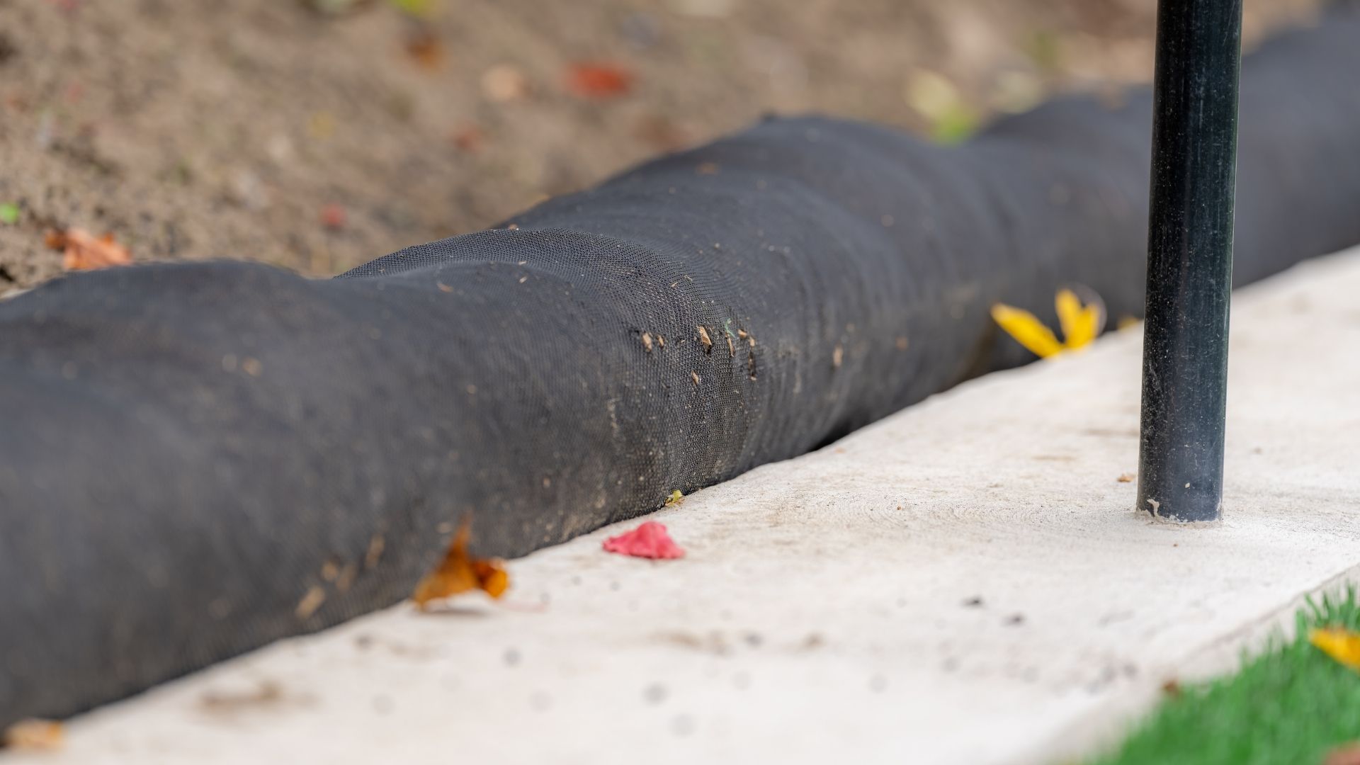 Stormwater pollution prevention measures in Modesto, CA controlling sediment runoff along a construction site